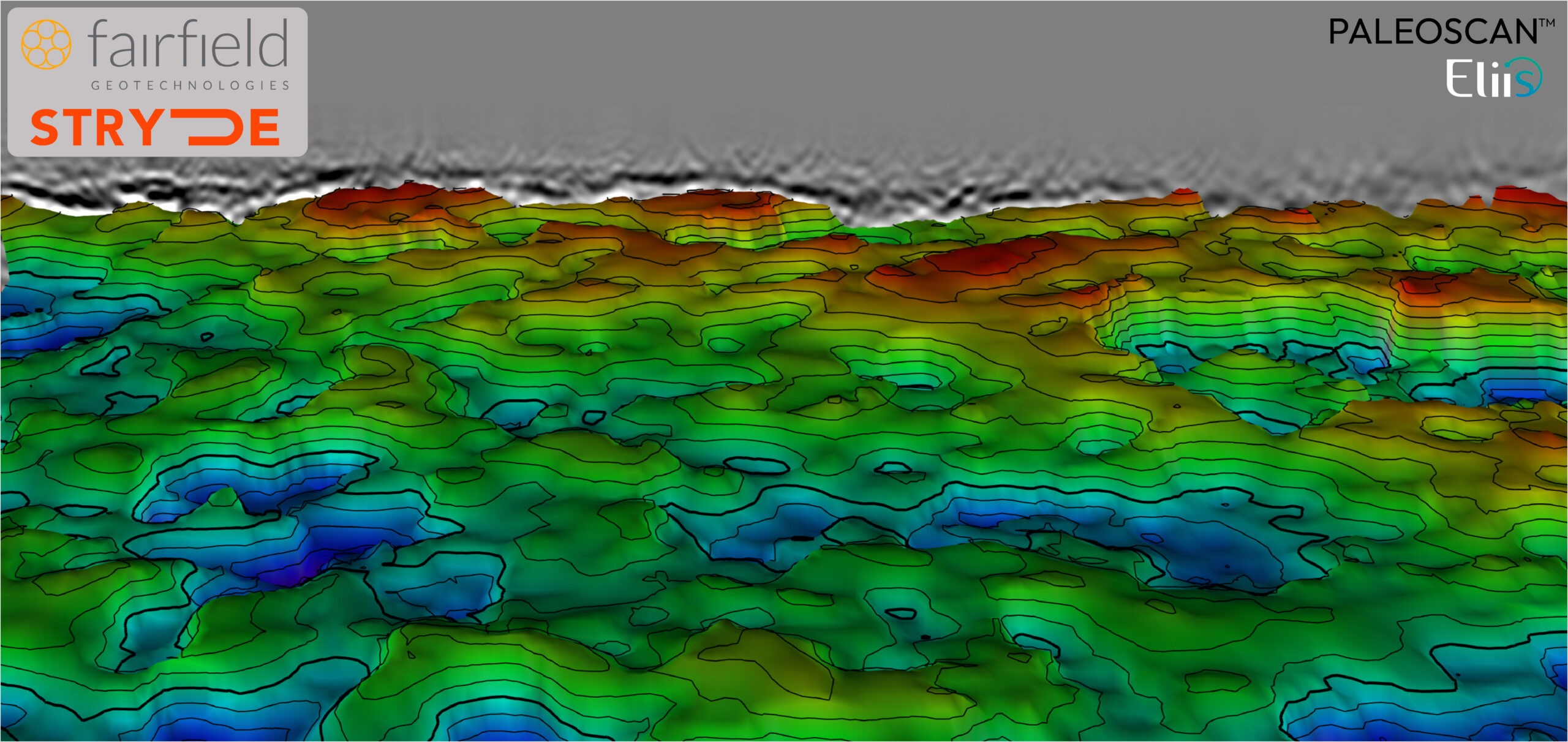This mapped surface is unique because it represents the first time the top of the Rustler Formation has been properly mapped in the Delaware Basin, including all the karst collapse features that hindered interpretation thus far. The interpretation was carried out in Paleoscan provided by Eliis.