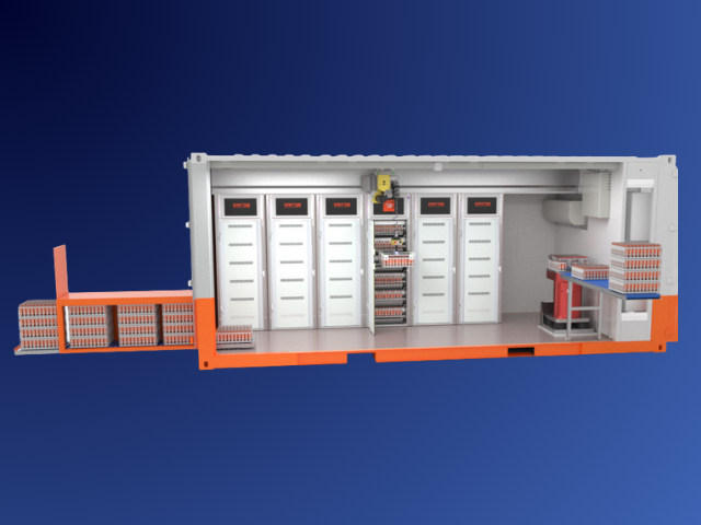 The data download container