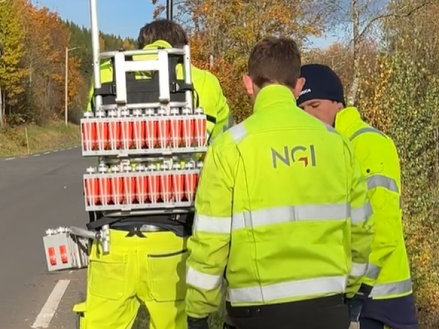 STRYDE nodes deployed for a civil engineering seismic survey in Norway