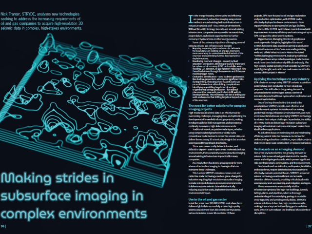Subsurface imaging in complex built-up environments