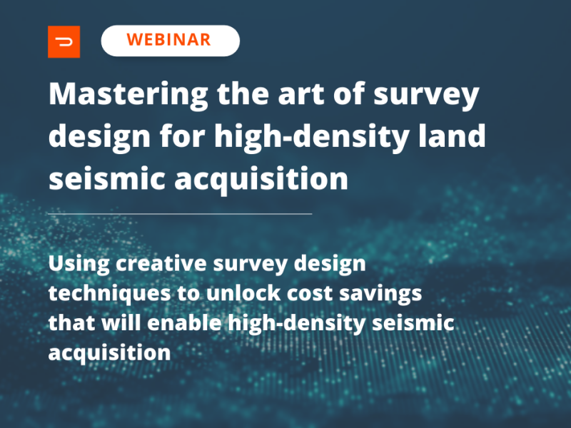 Mastering the art of survey design for high density land seismic acquisition